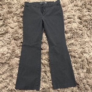 Old Navy Charcoal Pixie Flare Trousers